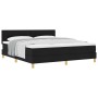 Cama Box Spring con Colchón Negra 180x200 cm Tela by , Beds and slatted bases - Ref: Foro24-3338939, Price: 550,22 €, Discoun...