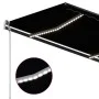 Manual retractable awning with LED anthracite gray 3x2.5 m by vidaXL, Awnings - Ref: Foro24-3070104, Price: 367,38 €, Discoun...