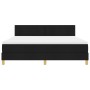 Cama Box Spring con Colchón Negra 180x200 cm Tela by , Beds and slatted bases - Ref: Foro24-3338939, Price: 550,22 €, Discoun...
