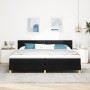 Cama con Muelles y Colchón Negra 200x200 cm Tela by , Beds and slatted bases - Ref: Foro24-3338946, Price: 585,42 €, Discount: %