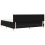 Cama con Muelles y Colchón Negra 200x200 cm Tela by , Beds and slatted bases - Ref: Foro24-3338946, Price: 585,42 €, Discount: %