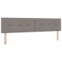 Cama Box Spring con Colchón Taupe 200x200 cm Tela by , Beds and slatted bases - Ref: Foro24-3338948, Price: 628,05 €, Discoun...