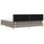 Cama Box Spring con Colchón Taupe 200x200 cm Tela by , Beds and slatted bases - Ref: Foro24-3338948, Price: 628,05 €, Discoun...