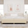 Cama con Resortes con Colchón Crema 200x200 cm Tela von , Betten und Lattenroste - Ref: Foro24-3338949, Preis: 552,33 €, Raba...