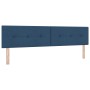 Cama Box Spring con Colchón Azul 200x200 cm Tela de , Camas y somieres - Ref: Foro24-3338950, Precio: 615,10 €, Descuento: %