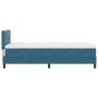 Cama con Somier con Colchón Azul Oscuro 100x200 cm Terciopelo von , Betten und Lattenroste - Ref: Foro24-3339156, Preis: 314,...