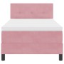 Cama Box Spring con colchón Rosa 100x200 cm Terciopelo von , Betten und Lattenroste - Ref: Foro24-3339157, Preis: 302,98 €, R...