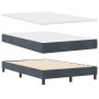 Cama con colchón Box Spring Gris oscuro 120x200 cm Terciopelo von , Betten und Lattenroste - Ref: Foro24-3339165, Preis: 372,...