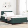 Cama Box Spring con Colchón Verde Oscuro 120x200 cm Terciopelo by , Beds and slatted bases - Ref: Foro24-3339167, Price: 370,...