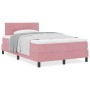 Cama con sommier y colchón Rosa 120x200 cm Terciopelo von , Betten und Lattenroste - Ref: Foro24-3339169, Preis: 385,83 €, Ra...