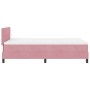 Cama con sommier y colchón Rosa 120x200 cm Terciopelo von , Betten und Lattenroste - Ref: Foro24-3339169, Preis: 385,83 €, Ra...