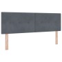 Cama Box Spring con Colchón Gris Oscuro 140x190 cm Terciopelo von , Betten und Lattenroste - Ref: Foro24-3339171, Preis: 429,...