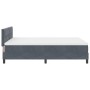 Cama Box Spring con Colchón Gris Oscuro 140x190 cm Terciopelo von , Betten und Lattenroste - Ref: Foro24-3339171, Preis: 429,...