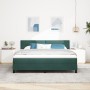 Cama Box Spring con colchón Verde Oscuro Super King Aterciopelado by , Beds and slatted bases - Ref: Foro24-3339191, Price: 5...