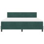 Cama Box Spring con colchón Verde Oscuro Super King Aterciopelado by , Beds and slatted bases - Ref: Foro24-3339191, Price: 5...