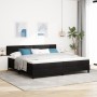 Cama Box Spring con Colchón Negro 200x200 cm Terciopelo by , Beds and slatted bases - Ref: Foro24-3339196, Price: 565,26 €, D...