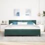 Cama Box Spring con Colchón Verde Oscuro 200x200 cm Terciopelo von , Betten und Lattenroste - Ref: Foro24-3339197, Preis: 598...