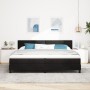 Cama Box Spring con Colchón Negro 200x200 cm Terciopelo by , Beds and slatted bases - Ref: Foro24-3339196, Price: 565,26 €, D...