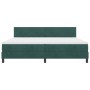Cama Box Spring con Colchón Verde Oscuro 200x200 cm Terciopelo von , Betten und Lattenroste - Ref: Foro24-3339197, Preis: 598...