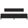 Cama Box Spring con Colchón Negro 200x200 cm Terciopelo by , Beds and slatted bases - Ref: Foro24-3339196, Price: 565,26 €, D...