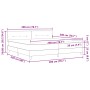 Cama Box Spring con Colchón Verde Oscuro 200x200 cm Terciopelo von , Betten und Lattenroste - Ref: Foro24-3339197, Preis: 598...