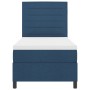 Cama de base de resortes con colchón azul 90 x 200 cm tela von , Betten und Lattenroste - Ref: Foro24-3339286, Preis: 352,35 ...