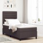 Cama con Box Spring y Colchón Marrón Oscuro 100x200 cm Tela von , Betten und Lattenroste - Ref: Foro24-3339290, Preis: 363,21...
