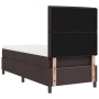 Cama con Box Spring y Colchón Marrón Oscuro 100x200 cm Tela von , Betten und Lattenroste - Ref: Foro24-3339290, Preis: 363,21...