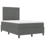 Cama con Box Spring con Colchón Gris Oscuro 120x200 cm Tela by , Beds and slatted bases - Ref: Foro24-3339302, Price: 436,99 ...