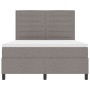 Cama con Box Spring y colchón taupe 140x190 cm tela de , Camas y somieres - Ref: Foro24-3339312, Precio: 501,97 €, Descuento: %