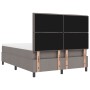 Cama con Box Spring y colchón taupe 140x190 cm tela de , Camas y somieres - Ref: Foro24-3339312, Precio: 501,97 €, Descuento: %