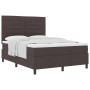 Cama con Box Spring y Colchón Gris Oscuro 140x200 cm Tela by , Beds and slatted bases - Ref: Foro24-3339318, Price: 502,09 €,...