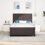 Cama con Box Spring y Colchón Gris Oscuro 140x200 cm Tela by , Beds and slatted bases - Ref: Foro24-3339318, Price: 502,09 €,...
