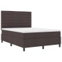 Cama con Box Spring y Colchón Gris Oscuro 140x200 cm Tela by , Beds and slatted bases - Ref: Foro24-3339318, Price: 502,09 €,...