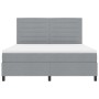 Cama con base de resortes con colchón gris claro super king tela by , Beds and slatted bases - Ref: Foro24-3339329, Price: 61...