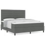 Cama con Base de Muelles con Colchón Gris Oscuro Super King Tela von , Betten und Lattenroste - Ref: Foro24-3339330, Preis: 6...