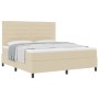 Cama con Box Spring y Colchón Beige Super King Tela de , Camas y somieres - Ref: Foro24-3339334, Precio: 632,53 €, Descuento: %