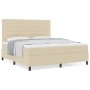 Cama con Box Spring y Colchón Beige Super King Tela de , Camas y somieres - Ref: Foro24-3339334, Precio: 632,53 €, Descuento: %