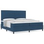 Cama de Base de Muelles con Colchón Azul 200x200 cm Tela von , Betten und Lattenroste - Ref: Foro24-3339342, Preis: 716,93 €,...
