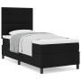 Cama con Base y Colchón Negra 100x200 cm Tela by , Beds and slatted bases - Ref: Foro24-3339366, Price: 343,20 €, Discount: %