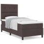 Cama con Somier con Colchón Marrón Oscuro 100x200 cm Tela von , Betten und Lattenroste - Ref: Foro24-3339367, Preis: 373,83 €...