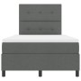 Cama con Somier con Colchón Gris Oscuro 120x200 cm Tela by , Beds and slatted bases - Ref: Foro24-3339379, Price: 441,50 €, D...