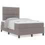 Cama con Somier con Colchón Taupe 120x200 cm Tela by , Beds and slatted bases - Ref: Foro24-3339382, Price: 401,95 €, Discoun...