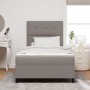Cama con Somier con Colchón Taupe 120x200 cm Tela by , Beds and slatted bases - Ref: Foro24-3339382, Price: 401,95 €, Discoun...