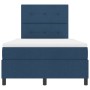 Cama con base de resortes azul 120x200 cm tela by , Beds and slatted bases - Ref: Foro24-3339384, Price: 408,73 €, Discount: %