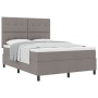 Cama con Somier y Colchón Taupe 160x200 cm Tela de , Camas y somieres - Ref: Foro24-3339403, Precio: 597,06 €, Descuento: %