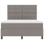 Cama con Somier y Colchón Taupe 160x200 cm Tela de , Camas y somieres - Ref: Foro24-3339403, Precio: 597,06 €, Descuento: %