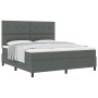 Cama de Caja de Resortes Gris Oscuro Super King Tela de , Camas y somieres - Ref: Foro24-3339407, Precio: 640,20 €, Descuento: %