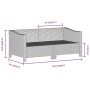 7-teiliges Gartenmöbel-Set und graue synthetische Rattankissen von vidaXL, Gartensets - Ref: Foro24-3187302, Preis: 536,74 €,...