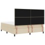 Cama Box Spring con Colchón Crema Super King Tela de , Camas y somieres - Ref: Foro24-3339411, Precio: 630,30 €, Descuento: %